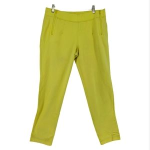 Lululemon Pant Size 12 in Yellow Side Zippers Pockets *Flawed*
